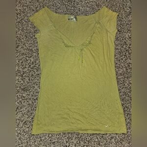 Hollister Lime Short Sleeve Tee